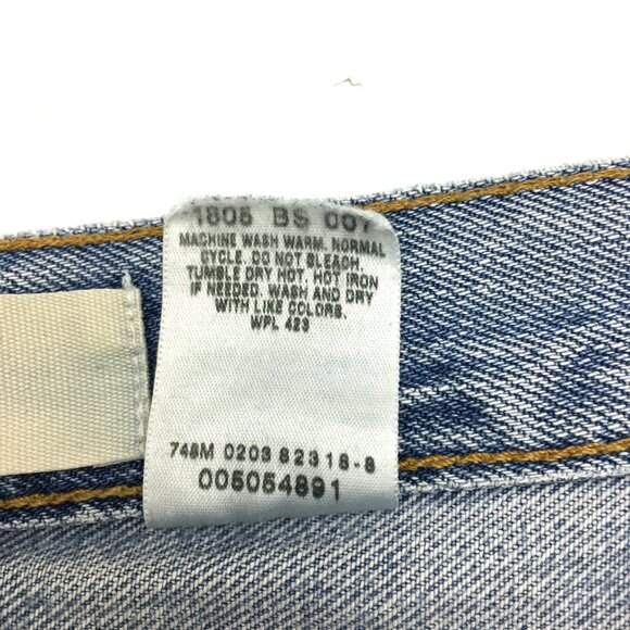 Vintage Levi's Jeans 505 Regular Fit Straight Leg Light Wash Cotton 28 x 31 READ - Picture 10 of 11